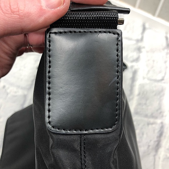 AUTHENTIC PRADA Tessuto Black Nylon Shoulder Bag Purse - Picture 13 of 16